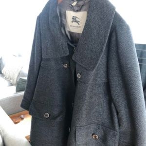 Burberry London Women's Grey Wool & Cashmere Blend